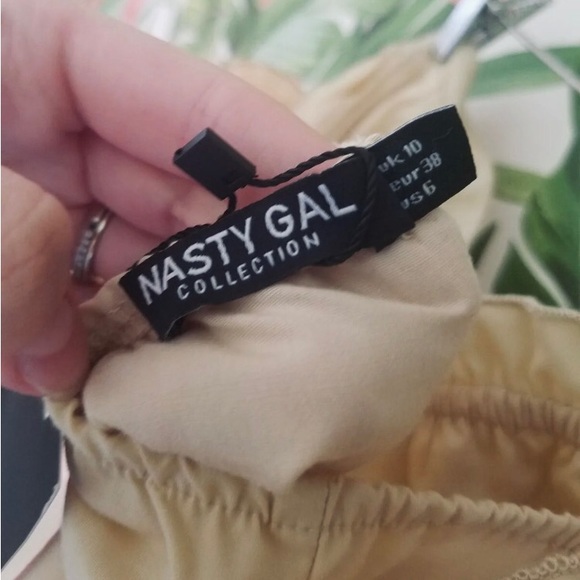 NWT Nasty Gal Button My Way Bustier Mini Dress - Picture 7 of 7